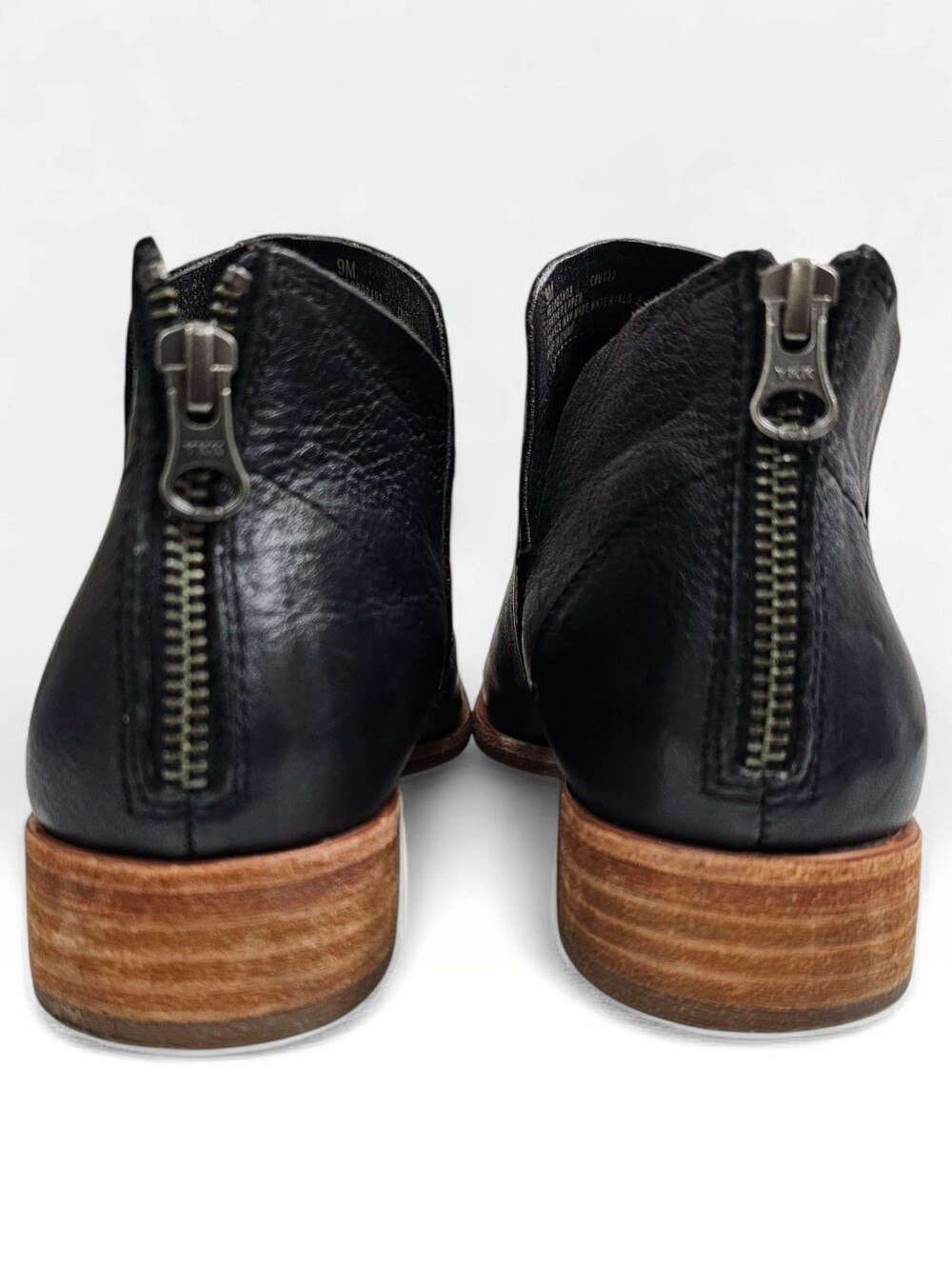 KORK-EASE Women Renny Black Leather Cut Out Ankle Boots 9M - Picture 7 of 10